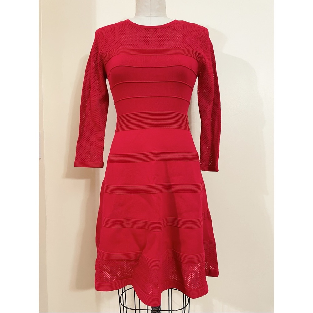 Vince Camuto Mesh Knit Dress